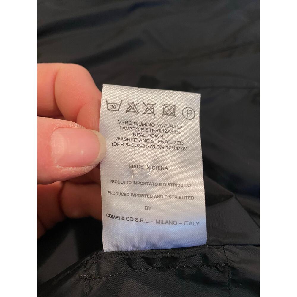 ADD ICON 10 Pillow Collar Hooded 95/5 Down Puffer black women’s Coat Jacket US 4 - Picture 5 of 13